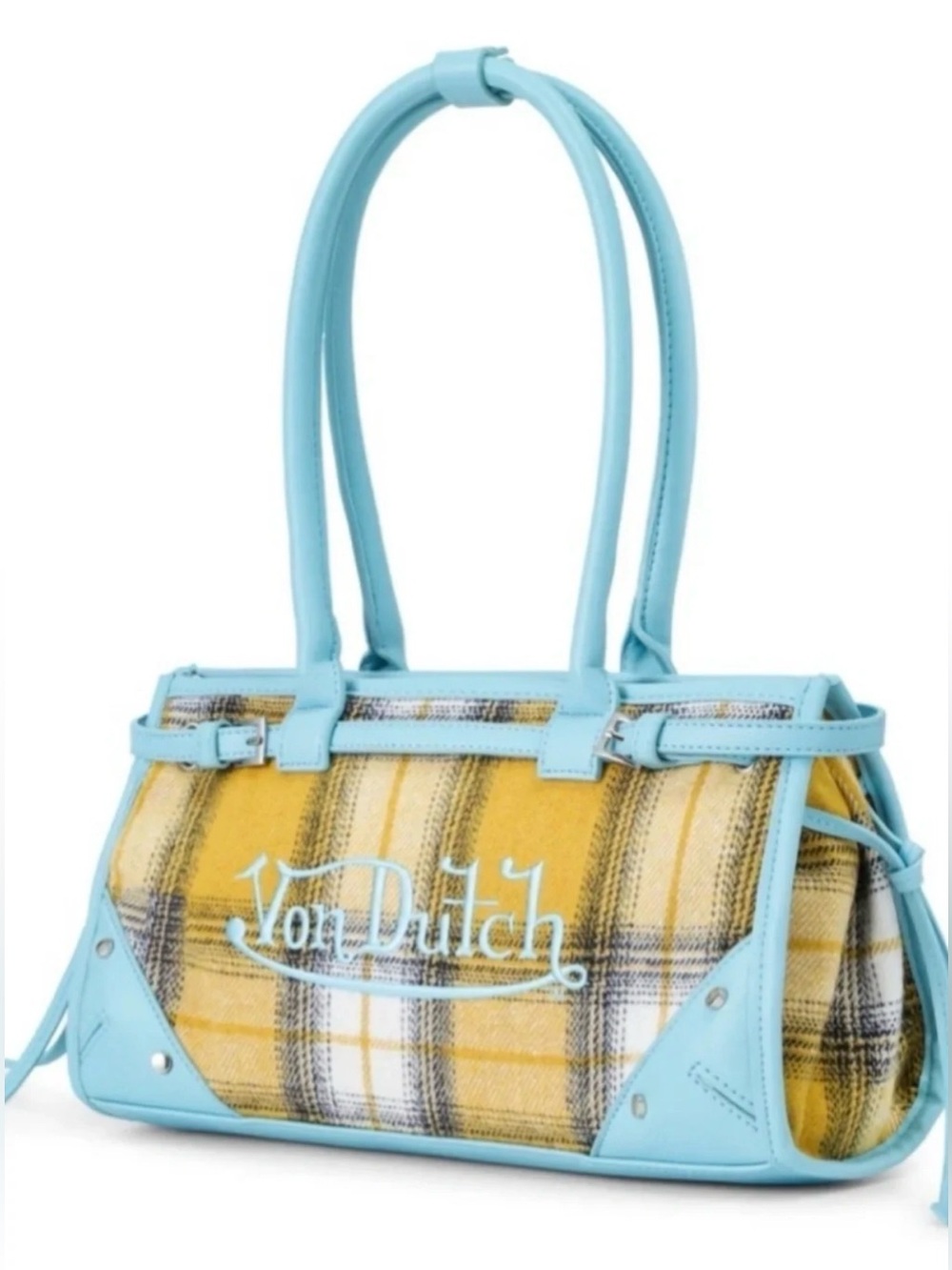 Von Dutch LANE SHOULDER BAG-PLAID